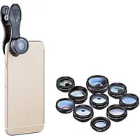 10 in 1 mobile phone camera lens kit with Fisheye lens belong to travel gadgets