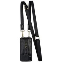 Best Selling Products Black PU Leather Cross body Handykette with strap Smartphone Mobile Phone Case for iphone X Xs
