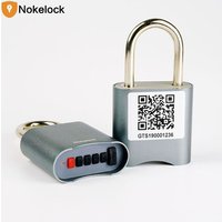 High quality 4 digit cipher padlock bluetooth password smart combination lock