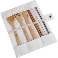 Reusable Wooden Cutlery Set