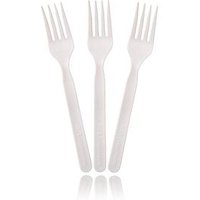 100% Biodegradable plastic corn starch flatware sets food grade Compostable PLA eco disposable PLA fork spoon knife cutlery