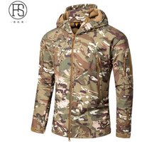Outdoor Sport Softshell TAD Tactical Jacket Sets Men Camouflage Hunting Clothes Military Coats For Camping Hiking Hooded Jacket