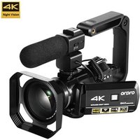 4K Camcorder Ultra HD Video Camera AC3 30X Digital Zoom Infrared night vision / IR remote controlled Built in Wifi