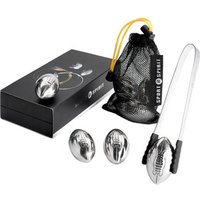 Reusable Stainless Steel Whisky Ice Cube Logo