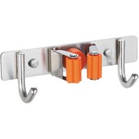 Wall Mounted 5 Position Mop Cleaning Tool Holder