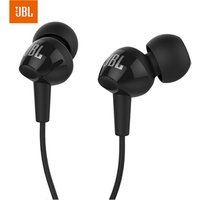 JBL C100SI 3.5mm Wired In-ear earphones Stereo Music Headset Dynamic Earphone One Button Remote Hands-free with Microphone Black