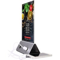 Newest Coffee Shop Table Charger Desk Menu Power Bank Station For Restaurant and Cafe