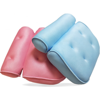 Anti-Bacterial luxury relaxing bathing enjoyment customized good quality 3d air mesh bath pillow