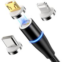 Customized Magnetic Usb Round Cable Charging Micro Usb Braided Type-C customization