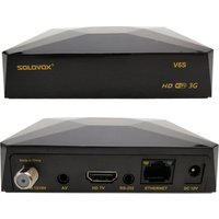 Solovox V6S dvb s2 satellite receiver IPTV HD support M3U CCCAM TV Xtream media player