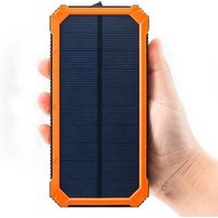 2019 new High Capacity slim polymer outdoor portable solar power bank dual usb 20000mah Power Pack Charger