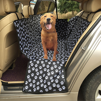Pet carriers Oxford Fabric Paw pattern Car Pet Seat Cover Dog Car Back Seat Carrier Waterproof Pet Mat Hammock Cushion Protector