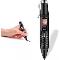 AK007 Pen Phone Multifunctional 0.96 inch Color Screen Remote Noise Reduction Back-clip Recording Pen Dual SIM mobile phone