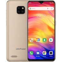 Ulefone Note 7 Mobile Phone, 1GB+16GB Triple Back Cameras Face Identification 6.1 inch Android 8.1 Network:3G(Gold)