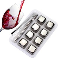 Reusable Stainless Steel Metal Ice Cubes Drinks