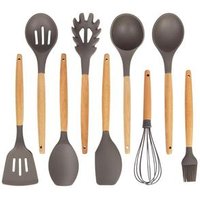 9 Piece Silicone Kitchen Utensil Set