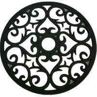 Silicone Use Intricately Carved Trivet Mat