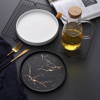 Marble Effect Ceramic Dinnerware Set