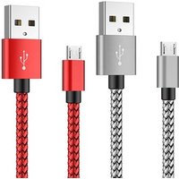 2018 factory price 3ft + 9ft Cloth Braid Usb Data micro 10ft Charging Cable For Mirco phone