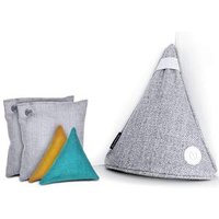 Air Purifying Bag. Bamboo Charcoal Air Freshener, Deodorizer, Odor Eliminator, Odor Absorber for Cars and Closets 200g -J