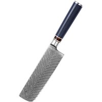 7 inch Japanese Handmade Damascus VG10 Nakiri Knife