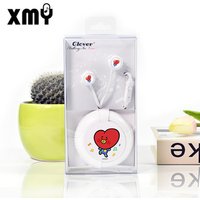 Selling High Quality 3.5mm Stereo Sports Earphone And Kpop BT21 Earphone Storage Box