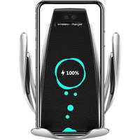 S5 Wireless Charger Car Holder Smart Automatic Induction Air Vent Mount 10w Fast Wireless Car Charger for iphone