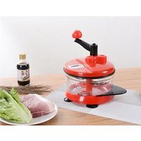 Manual fruit and vegetable chopper, meat grinder, food processor