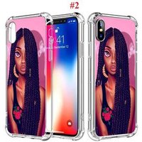 2019 Melanin Poppin Silicone Phone Case For iphone 6 6s 7 8 7Plus 8Plus X XS XR Max for Samsung S10 S9 S8 Plus