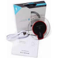 Wireless Charger Qi Ultra Slim UFO Fantasy Crystal Wireless Charging Pad LED lighting for All Qi Technology Mobile Phone