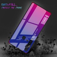 Hot Sold Gradient Color Tempered Glass For Samsung Galaxy Note10 A8 Star A9 Star Note8 Note9 Glass Fashion Phone Case Cover