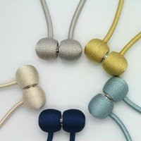 Modern minimalist curtain magnetic buckle strap curtain buckle cotton holder