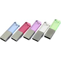 Promotional Custom Logo Full Printed Crystal Custom Crystal Usb Flash Drive