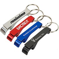 Personalized Sublimation Blank Metal Aluminium Beer Bottle Opener Keychain Customized Bottle Opener Custom Logo