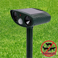 HRS Supplier Wholesale Solar Ultrasonic Outdoor Animal Repellent Motion Activated and Weatherproof Pest Repeller