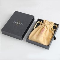 wholesale custom printing small cotton jewelry pouch and box
