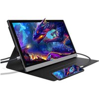 15.6 inch Type C 4K 3840x2160 Portable Gaming Monitor Compatible with Smart phone/MAC /PC/PS4/SWITCH