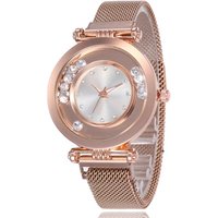 1942 Rhinestone Watch Display Women Fashion Ladies Watches Female Magnetic Watches
