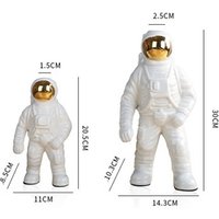 Modern & Gold Ceramic Astronaut Flower Vase