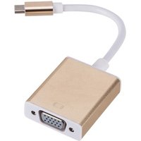 Support 1080P Male to Male USB 3.1 Type C to VGA Adapter Converter Cable For MacBook