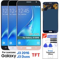 For Samsung Galaxy J3 2016 J320 J320F J320M J320FN LCD Display Touch Screen Digitizer Assembly Replacement For Samsung J3 LCD