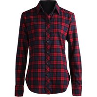 100% Cotton Flannel Red & Check Shirt