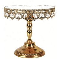 Glittering Cupcake Rack Metal Crystal Wedding Cake Stand