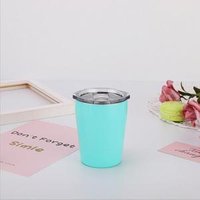 12oz kids cup double wall stainless steel tumbler cups kids drinking mugs with slide lid straight tumbler cups