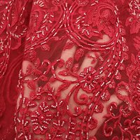 2019 Bestway African big handmade french lace fabric 3d lace fabric bridal FL0400
