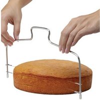 Baking Tools For Cakes Stainless Steel Adjustable 2-Wire Dual-Layers Cake Cutter Slicer Cake Decorating Tool Kitchen Accessories