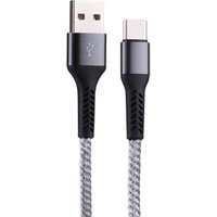 Hot Sale Soft Nylon Braided Aluminum Alloy 3A Fast Charger Cable USB Type C