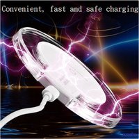 Qi Wireless Charger Pad LED Light Fast Charging Wireless Charger for iphone Xs Max X 8 Plus