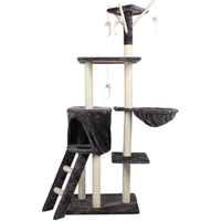 China Customized Design Plush Wooden Pet Condo Tower Supplier Furniture Factory Toys Cat Scratcher Tree House Tower