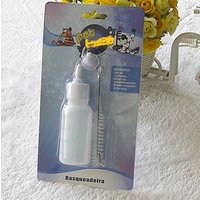 Plastic Baby Pet Dog Cat Animal Puppy Hamster Water Bottle Feeder With Small Nipples